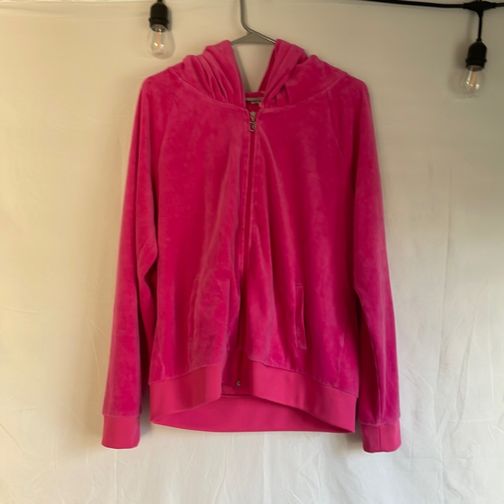 Juicy Couture hot pink zip up